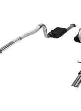 Flowmaster Catback System 409S - Dual Rear Exit - American Thunder - Aggressive Sound Ford 5.0L V8                                     - 817213 - Image 7