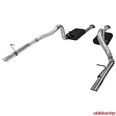 Flowmaster Catback System 409S - Dual Rear Exit - American Thunder - Aggressive Sound Ford 5.0L V8 - 817213