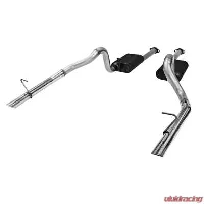 Flowmaster Catback System 409S - Dual Rear Exit - American Thunder - Aggressive Sound Ford 5.0L V8 - 817213