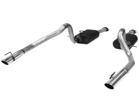 Flowmaster Catback System 409S - Dual Rear Exit - American Thunder - Moderate Sound Ford Mustang 1999-2004 4.6L V8