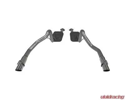 Flowmaster Catback System 409S - Dual Rear Exit - American Thunder - Moderate Sound Ford Mustang 1999-2004 4.6L V8 - 817312