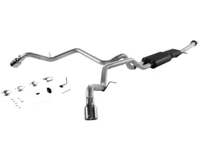 Flowmaster Catback System 409S - Dual Side Exit - American Thunder - Moderate Sound