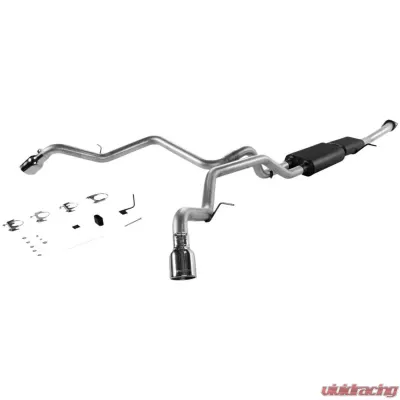 Flowmaster Catback System 409S - Dual Side Exit - American Thunder - Moderate Sound - 817342