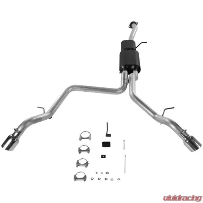 Flowmaster Catback System 409S - Dual Side Exit - American Thunder - Moderate Sound - 817342
