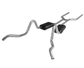Flowmaster Header-back System 409S - Dual Side Exit - American Thunder - Aggressive Sound