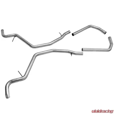 Flowmaster Header-back System -2.50 in. Dual Side Exit - Pipes Only - Requires Mufflers Chevrolet - 817413