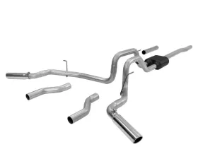 Flowmaster Catback System 409S- Dual Rear/Side Exit - American Thunder - Moderate Sound