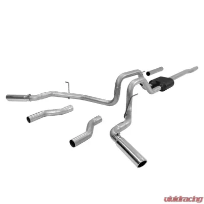 Flowmaster Catback System 409S- Dual Rear/Side Exit - American Thunder - Moderate Sound - 817417