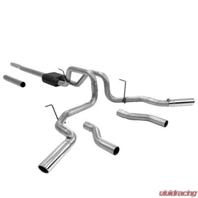 Flowmaster Catback System 409S- Dual Rear/Side Exit - American Thunder - Moderate Sound - 817417