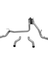 Flowmaster Catback System 409S - Dual Rear/Side Exit - American Thunder - Moderate Sound Dodge Ram 1500 2006-2008 5.7L V8                                     - 817423 - Image 3