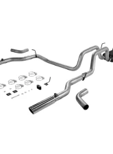Flowmaster Catback System 409S - Dual Rear/Side Exit -American Thunder-Mild/Moderate Sound Dodge Ram 1500 2006-2008 4.7L V8                                     - 817424 - Image 4