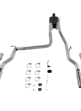 Flowmaster Catback System 409S - Dual Rear/Side Exit -American Thunder-Mild/Moderate Sound Dodge Ram 1500 2006-2008 4.7L V8                                     - 817424 - Image 3