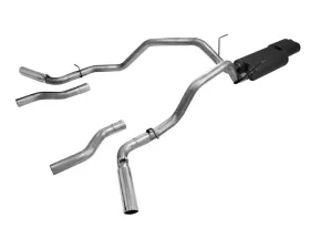 Flowmaster Catback System 409S-Dual Rear/Side Exit- American Thunder - Moderate/Aggressive Toyota Tundra 2000-2006 4.7L V8