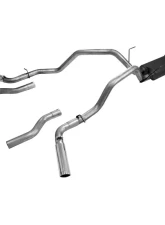 Flowmaster Catback System 409S-Dual Rear/Side Exit- American Thunder - Moderate/Aggressive Toyota Tundra 2000-2006 4.7L V8                                     - 817425 - Image 4