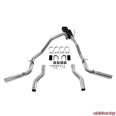 Flowmaster Catback System 409S-Dual Rear/Side Exit- American Thunder - Moderate/Aggressive Toyota Tundra 2000-2006 4.7L V8 - 817425