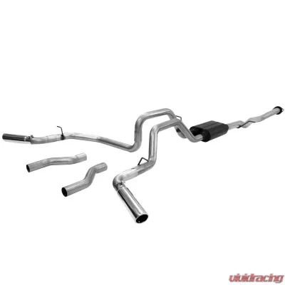 Flowmaster Catback System 409S - Dual Rear/Side Exit - American Thunder - Moderate Sound - 817428