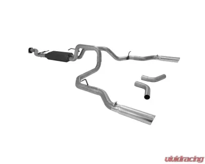 Flowmaster Catback System 409S-Dual Rear/Side Exit- American Thunder - Moderate/Aggressive - 817435