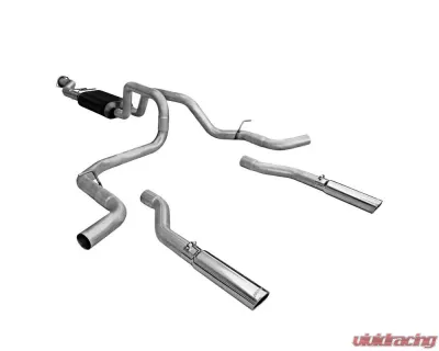 Flowmaster Catback System 409S-Dual Rear/Side Exit- American Thunder - Moderate/Aggressive - 817435