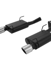 Flowmaster Axleback System 409S - Dual Rear Exit - American Thunder - Aggressive Ford Mustang 2005-2010 4.6L V8                                     - 817460 - Image 4