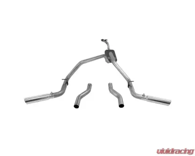 Flowmaster Catback System 409S - Dual Rear/Side Exit - American Thunder - Moderate Sound - 817470