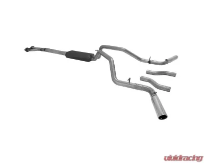 Flowmaster Catback System 409S - Dual Rear/Side Exit - American Thunder - Moderate Sound - 817470