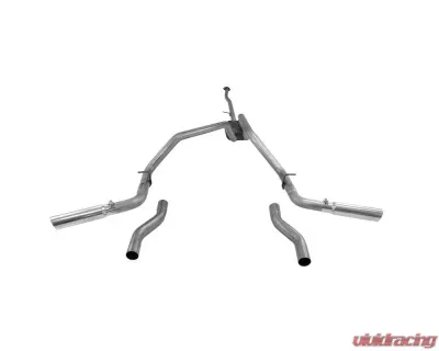 Flowmaster Catback System - Dual Rear/Side Exit - American Thunder - Moderate Sound - 817473