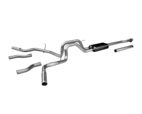 Flowmaster Catback System 409S - Dual Rear/Side Exit - Force II - Moderate Sound Ford