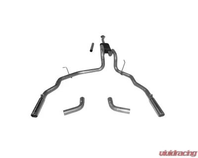 Flowmaster Catback System 409S - Dual Rear/Side Exit - Force II - Mild/Moderate Sound Ford Raptor 2011-2014 3.5L V6 - 817539