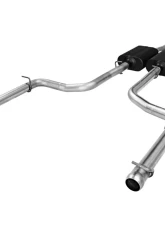 Flowmaster Catback System 409S - Dual Rear Exit - American Thunder - Aggressive Sound Dodge Challenger 2009-2014 5.7L V8                                     - 817479 - Image 4