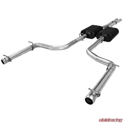 Flowmaster Catback System 409S - Dual Rear Exit - American Thunder - Aggressive Sound Dodge Challenger 2009-2014 5.7L V8 - 817479