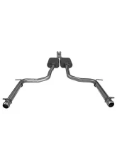 Flowmaster Catback System 409S - Dual Rear Exit - American Thunder - Aggressive Sound Dodge Challenger 2009-2014 5.7L V8                                     - 817479 - Image 2