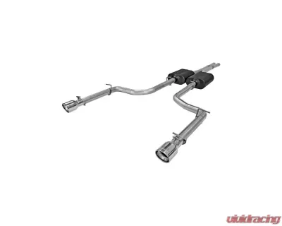 Flowmaster Catback System 409S - Dual Rear Exit - American Thunder - Aggressive Sound - 817480