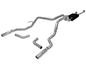 Flowmaster Catback System 409S - Dual Rear/Side Exit - Force II - Moderate Sound Toyota Tundra 2009-2018
