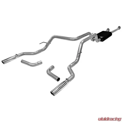 Flowmaster Catback System 409S - Dual Rear/Side Exit - Force II - Moderate Sound Toyota Tundra 2009-2018 - 817486