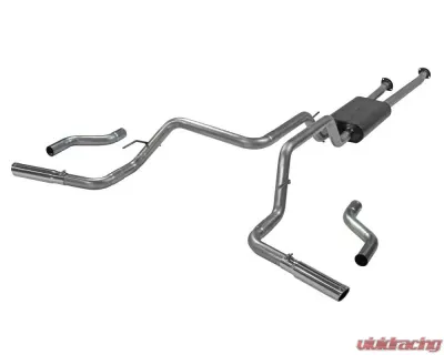Flowmaster Catback System 409S - Dual Rear/Side Exit - Force II - Moderate Sound Toyota Tundra 2009-2018 - 817486