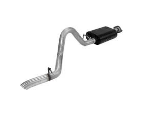 Flowmaster Catback System 409S - Single Rear Exit - Force II - Mild Sound Jeep Wrangler 2000-2006 4.0L 6-Cyl