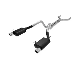 Flowmaster Catback System 409S - Dual Rear Exit - American Thunder - Aggressive Sound Ford Mustang 2005-2010 4.6L V8