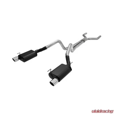 Flowmaster Catback System 409S - Dual Rear Exit - American Thunder - Aggressive Sound Ford Mustang 2005-2010 4.6L V8 - 817494