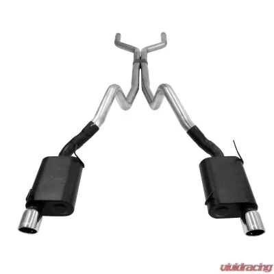 Flowmaster Catback System 409S - Dual Rear Exit - American Thunder - Aggressive Sound Ford Mustang 2005-2010 4.6L V8 - 817494