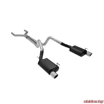 Flowmaster Catback System 409S - Dual Rear Exit - American Thunder - Aggressive Sound Ford Mustang 2005-2010 4.6L V8 - 817494
