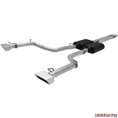 Flowmaster Catback System 409S - Dual Rear Exit - American Thunder - Moderate/Aggressive Dodge Challenger 2008-2014 - 817499