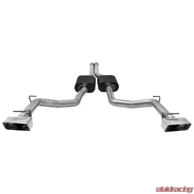 Flowmaster Catback System 409S - Dual Rear Exit - American Thunder - Moderate/Aggressive Dodge Challenger 2008-2014 - 817499