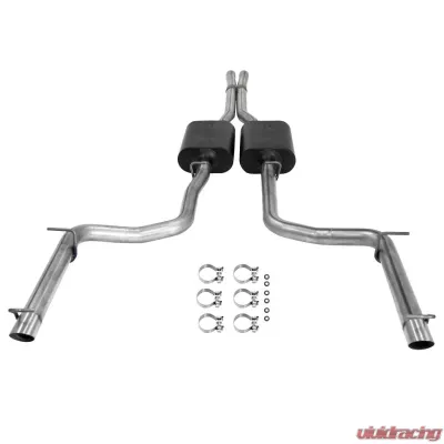 Flowmaster Catback System 409S - Dual Rear Exit - American Thunder - Aggressive Sound - 817508