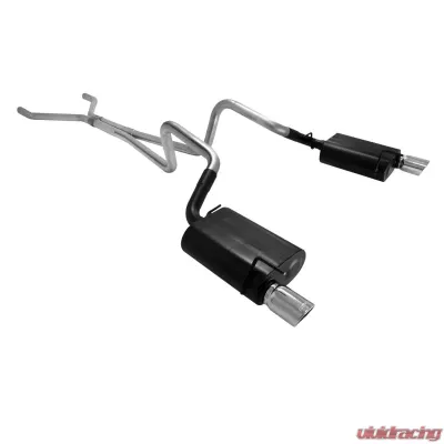 Flowmaster Catback System 409S - Dual Rear Exit - Force II - Mild/Moderate Sound Ford Mustang 2005-2009 4.0L V6 - 817510
