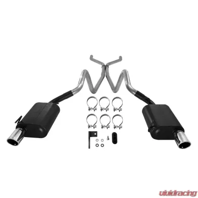 Flowmaster Catback System 409S - Dual Rear Exit - Force II - Mild/Moderate Sound Ford Mustang 2005-2009 4.0L V6 - 817510