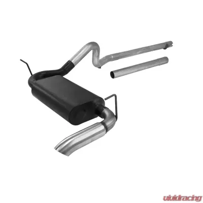 Flowmaster Catback System 409S - Single Rear Exit - Force II - Mild Sound Jeep Wrangler 2007-2018 - 817514