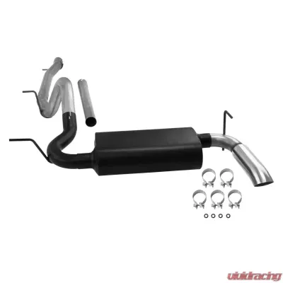 Flowmaster Catback System 409S - Single Rear Exit - Force II - Mild Sound Jeep Wrangler 2007-2018 - 817514
