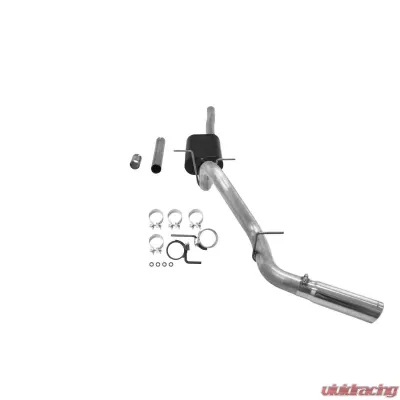 Flowmaster Catback System 409S - Single Rear Exit - Force II - Mild Sound - 817523