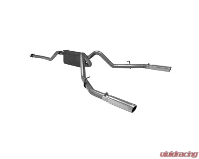 Flowmaster Catback System 409S - Dual Rear Exit - American Thunder - Moderate Sound Ford Ranger 1998-2009 4.0L V6 - 817529