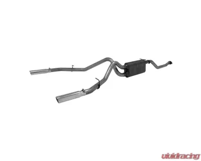 Flowmaster Catback System 409S - Dual Rear Exit - American Thunder - Moderate Sound Ford Ranger 1998-2009 4.0L V6 - 817529